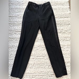 Zara Tuxedo Pants -  XS - Black - High Rise